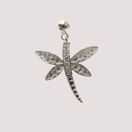 Libelle Anhänger | Sterling Silber 925 - Zirkonia - Dragonfly
