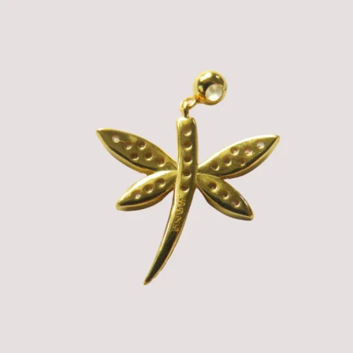 Libelle Anhänger | Sterling Silber 925 - Zirkonia - Dragonfly