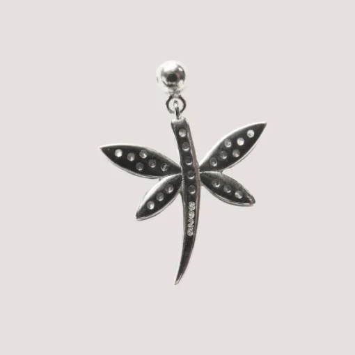 Libelle Anhänger | Sterling Silber 925 - Zirkonia - Dragonfly