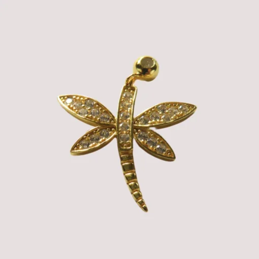 Libelle Anhänger | Sterling Silber 925 - Zirkonia - Dragonfly