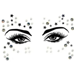 Make-Up Glitzer Steine Star Pearl