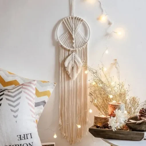 Makramee Wandbehang Hänger Faden Fairy