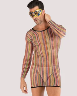 Mesh Männer Shirt Miko
