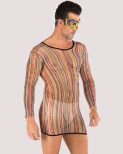 Mesh Männer Shirt Miko