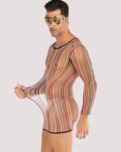 Mesh Männer Shirt Miko