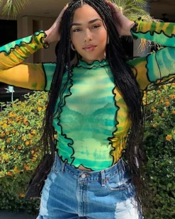 Mesh Shirt Iris Fuego