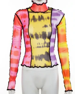 Mesh Shirt Iris Fuego