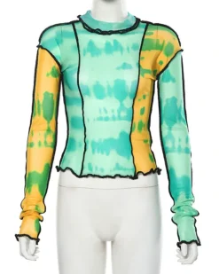 Mesh Shirt Iris Fuego
