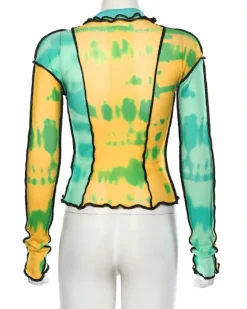Mesh Shirt Iris Fuego