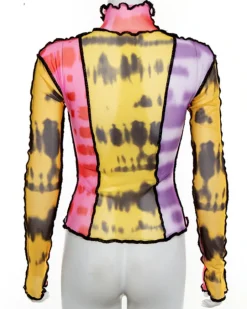 Mesh Shirt Iris Fuego