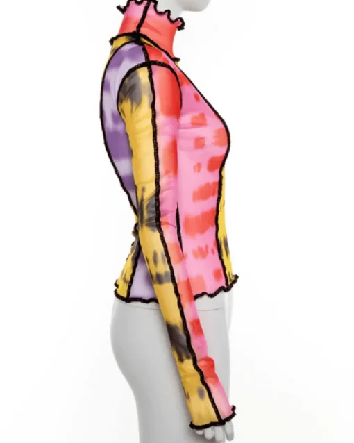 Mesh Shirt Iris Fuego