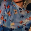 Mesh Shirt Schmetterling