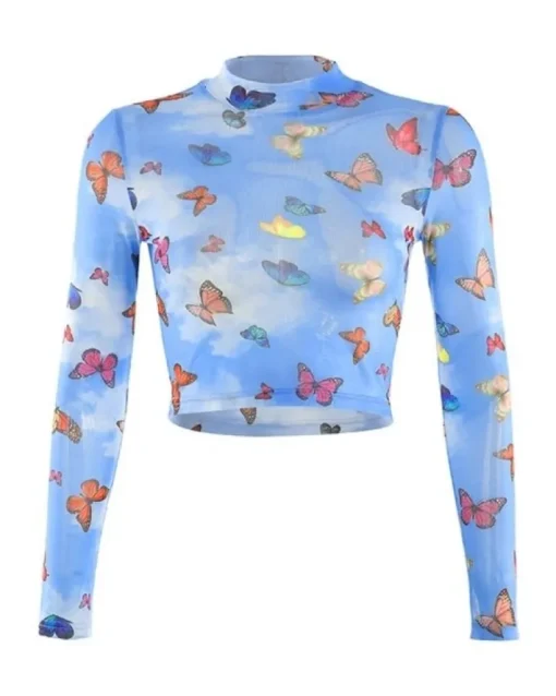 Mesh Shirt Schmetterling