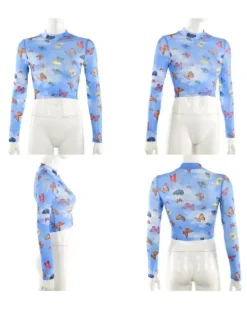Mesh Shirt Schmetterling
