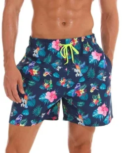 Männer Badeshorts Tropical