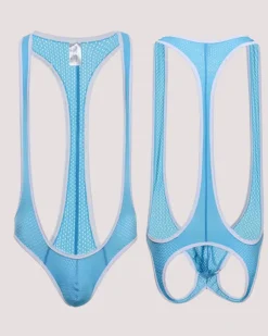 Männer Bodysuit Mankini Borat