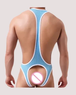 Männer Bodysuit Mankini Borat