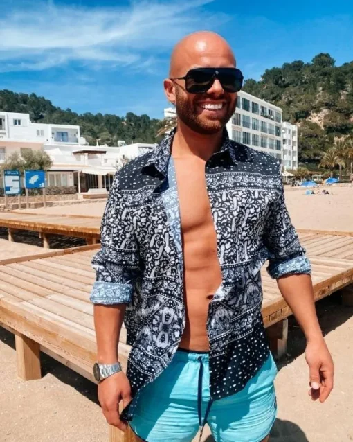 Männer Boho Bluse Raffa