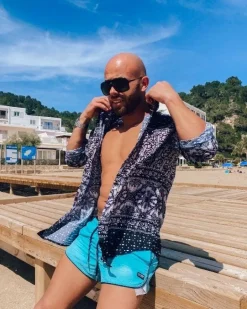 Männer Boho Bluse Raffa