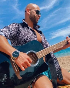 Männer Boho Bluse Raffa