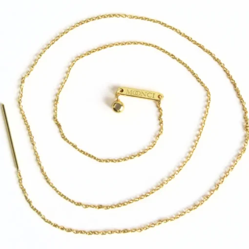Moonci Charms Halskette | Minimalistischer Schmuck Silber 925
