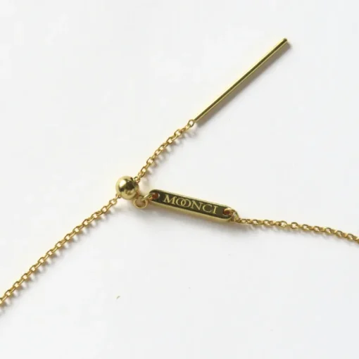 Moonci Charms Halskette | Minimalistischer Schmuck Silber 925