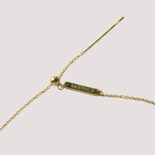 Moonci Charms Halskette | Minimalistischer Schmuck Silber 925