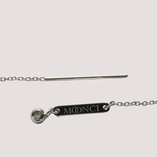 Moonci Charms Halskette | Minimalistischer Schmuck Silber 925