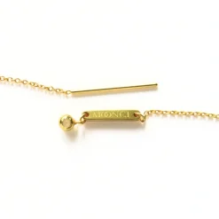 Moonci Charms Halskette | Minimalistischer Schmuck Silber 925