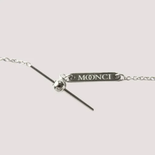 Moonci Charms Halskette | Minimalistischer Schmuck Silber 925