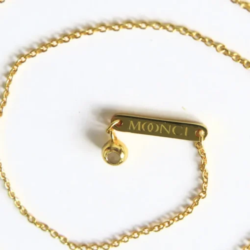 Moonci Charms Halskette | Minimalistischer Schmuck Silber 925