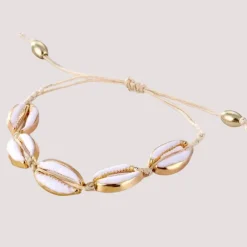 Muschel Armband Golden Beach Vibes