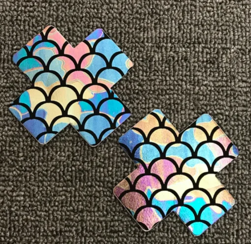 Nippel Sticker Metallic Mermaid