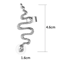 Ohrring Ear Cuff Snake