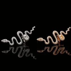 Ohrring Ear Cuff Snake