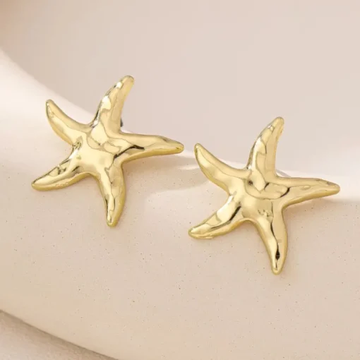 Ohrringe Golden Seastar