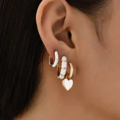 Ohrringe Set Amor Blanco
