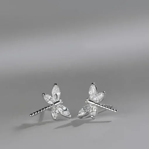 Ohrringe Silber 925 Libelle