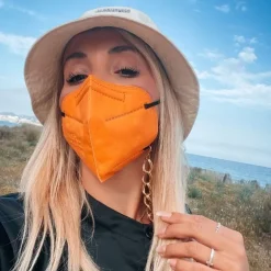 Orange FFP2 Mundschutz Masken