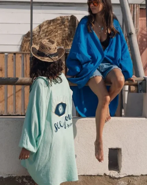 Oversize Baumwolle Bluse Karma