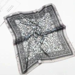 Paisley Bandana Silver Line