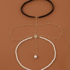 Perlen Beinkette Ayanna