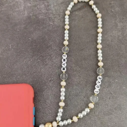 Perlen Handykette Love Mama