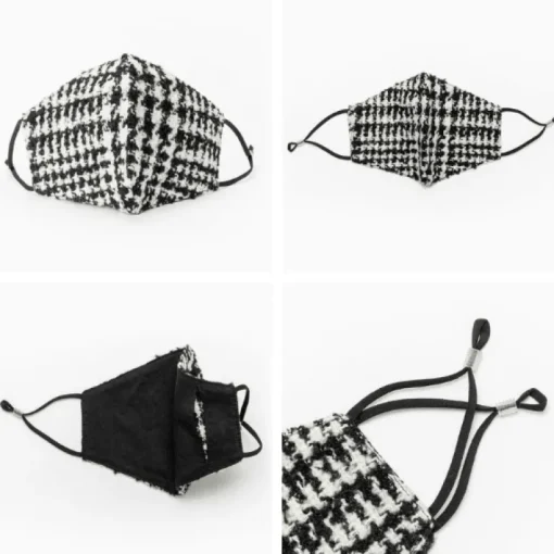 Pied de Poule Fashion Maske