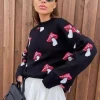 Pilz Pullover Red Mushroom