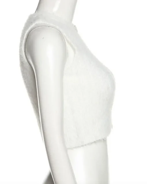 Plüsch Crop Top Corazon