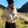 Plüsch Fleece Jacke Jamila