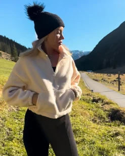 Plüsch Fleece Jacke Jamila