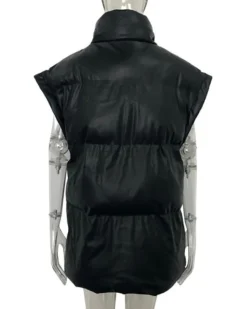 Puffer Kunstleder Weste Andorra