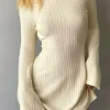 Rückenfreies Strickkleid Ester
